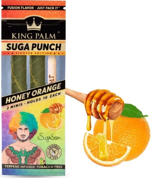 King Palm Mini Rolls - Suga Punch Fighter Edition - Honey Orange - Image 4