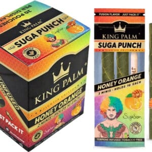 King Palm Mini Rolls - Suga Punch Fighter Edition - Honey Orange