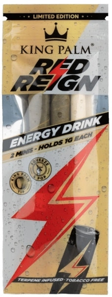 King Palm Mini Rolls - Red Reign Energy Drink 20pk