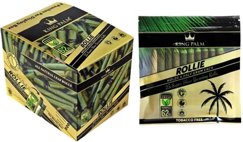 King Palm 25 Rollies With Boveda Pouch 8pk