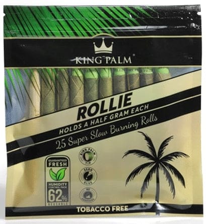 King Palm 25 Rollies With Boveda Pouch 8pk