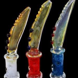 3ct 7" Knifey Hand Pipe Assortment