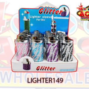 20pc Glitter Lighter Sleeve For Bic
