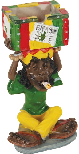 Poly Resin Ashtray - Jamaican LT125