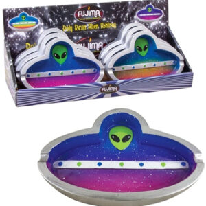 Fujima Polyresin Alien Ashtrays 6pk LT174