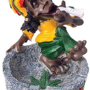 Poly Resin Ashtray - Jamaican Legalize It