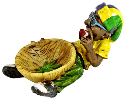 Poly Resin Ashtray - Jamaican Chill