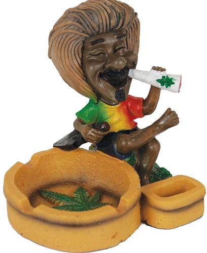 Poly Resin Ashtray - Jamaican LT71
