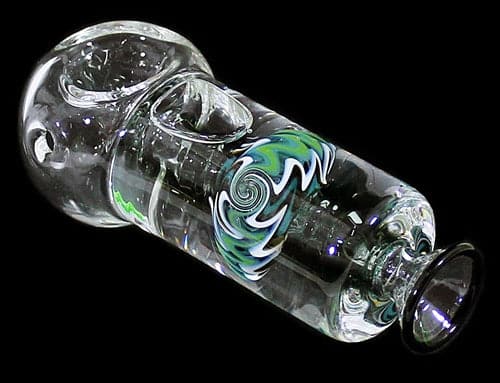 4" Liquid Filled Hand Pipe - Reversal Art