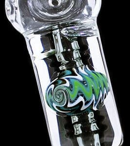 4" Liquid Filled Hand Pipe - Reversal Art