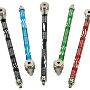 10ct 6" Long Diamond Cut Metal Pipe Assortment