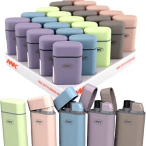 MK Avalon PASTEL Electronic Refillable Torch Lighters 25pk