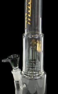 13" Macro Glass Barrel UFO Inline Perk 14mm Water Pipe