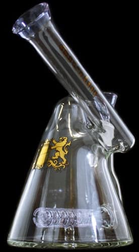 9" Micro Glass Cone Inline 14mm Water Pipe