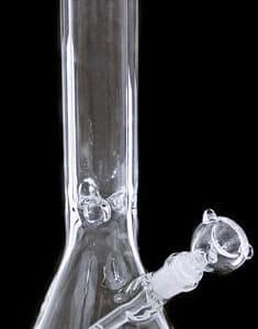 14" Marble Work Color Beaker Water Pipe