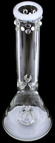 14" Marble Work Color Beaker Water Pipe - Image 4