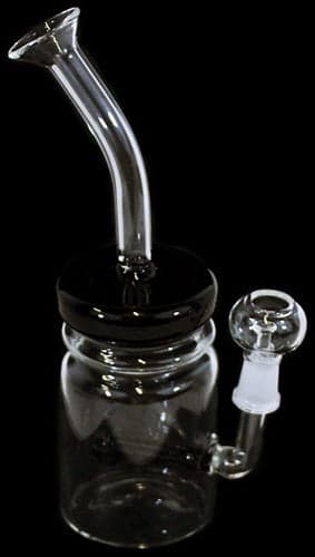 10" Mason Jar Style Showerhead 14mm Oil Rig Water Pipe
