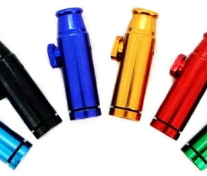 6ct Metal Bullet Tobacco Snuff Dispenser