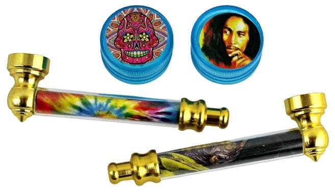 Metal Pipe with Grinder Assortment 24pk Store Display