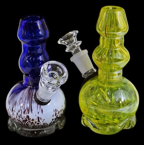 5" Metallic Soft Glass On Glass Water Pipe Assortment