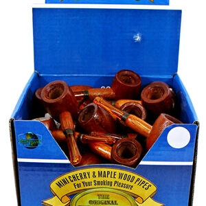 Mini Cherry and Maple Wood Pipes 36ct