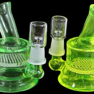 2ct 4" Mini Honeycomb Curve 14mm Oil Rig Assortment