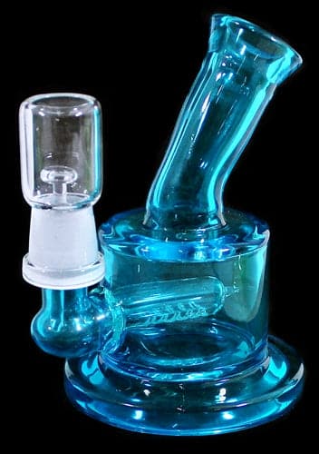 4" Mini Inline Curve 14mm Oil Rig