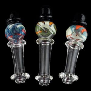 2ct 6" Reversal Art Top Hat Hand Pipe