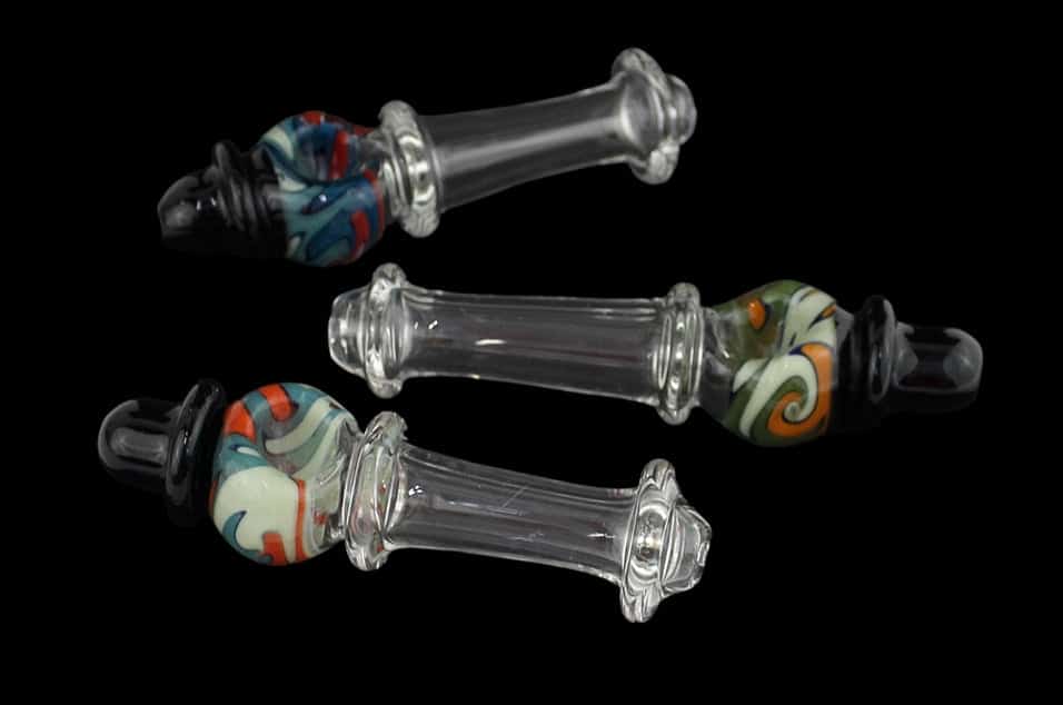 2ct 6" Reversal Art Top Hat Hand Pipe
