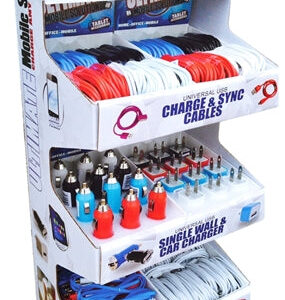 Cellphone Accessories Power Tower 120ct Display