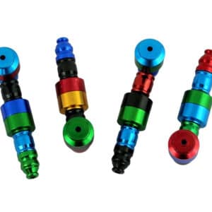 10ct 3" Multi Color Chamber Metal Pipe