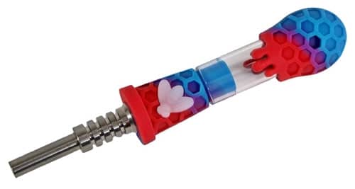 Multi-Function 3in1 Silicone Pipe Nectar Collector Kit