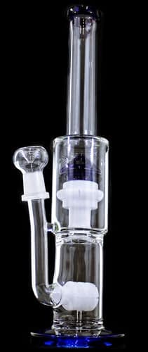 14" Triple Showerhead Mushroom Perk Water Pipe