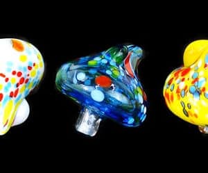 10ct Mushroom Turnip UFO Airflow Spinner Carb Cap Assortment