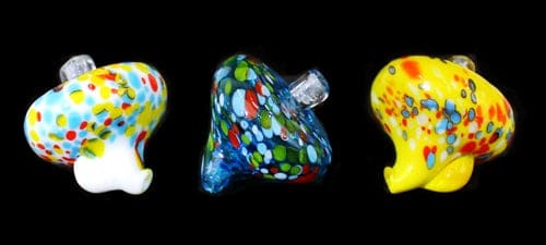 10ct Mushroom Turnip UFO Airflow Spinner Carb Cap Assortment