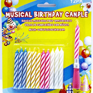 12ct Musical Birthday Candle