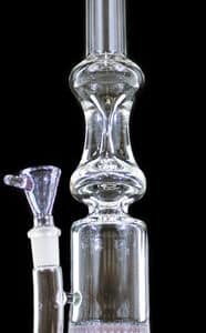 14" Hourglass Tube Honeycomb Perk Water Pipe