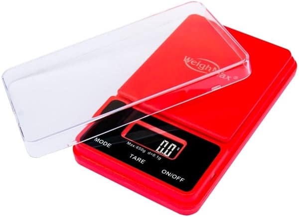 Weighmax 100g x 0.01 Ninja Digital Pocket Scale - Red