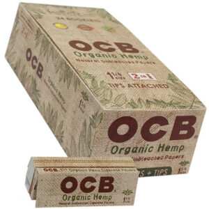 OCB Organic Hemp Rolling Paper and Tips - 1 1-4