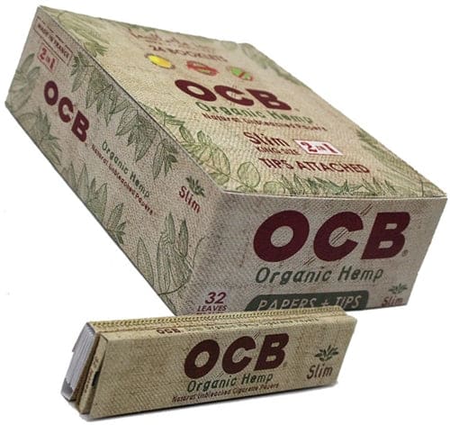 OCB Organic Hemp Rolling Paper and Tips - King Size