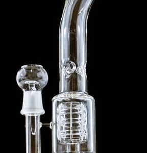 12" Oil Dome Birdcage Stereo Perk Bubbler