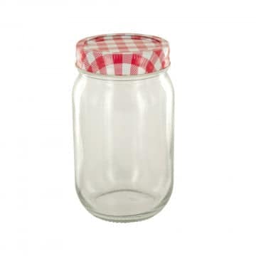Glass Mason Preserving Jar 2pc Set