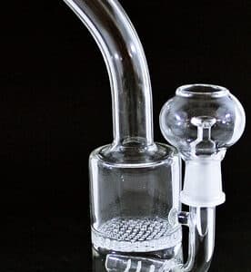 8" 14mm Oil Dome Inline Honeycomb Diffuser Water Pipe