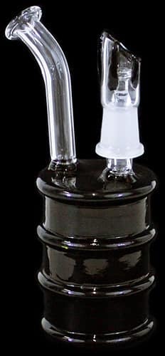 6" Black Oil Drum 14mm Oil Rig Water Pipe