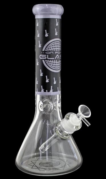 12" On Point Glass Beakers Art Water Pipe