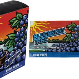Orchard Beach Flat Blunt Wraps - Blueberry Tree