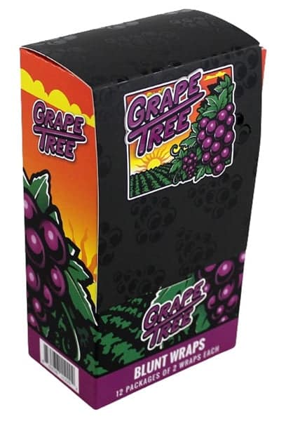 Orchard Beach Flat Blunt Wraps - Grape Tree