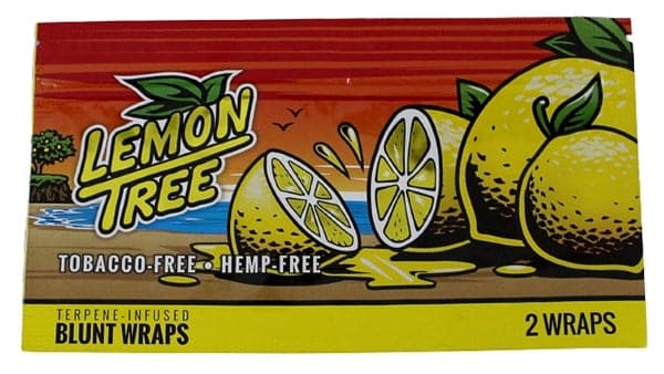 Orchard Beach Flat Blunt Wraps - Lemon Tree