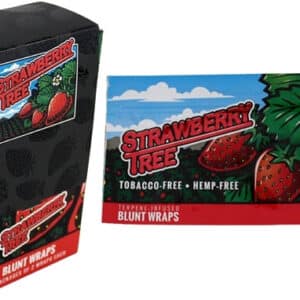 Orchard Beach Flat Blunt Wraps - Strawberry Tree