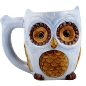 Ceramic Water Pipe Mug - Owl